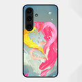Vibrant Color Splash Heart Aesthetic Phone Case For Samsung