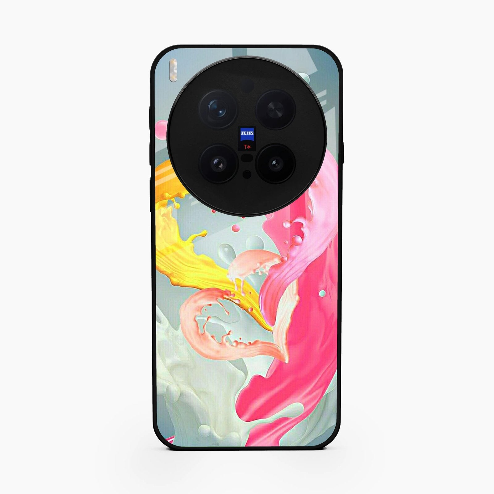 Vibrant Color Splash Heart Aesthetic Phone Case For Vivo