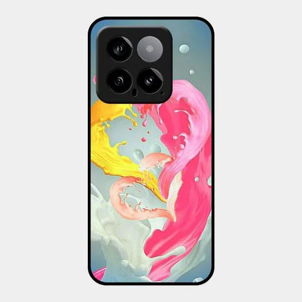 Vibrant Color Splash Heart Aesthetic Phone Case For Redmi