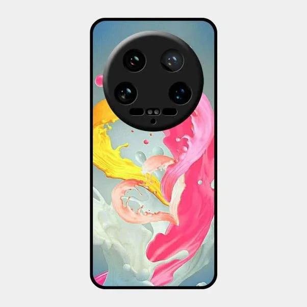 Vibrant Color Splash Heart Aesthetic Phone Case For Redmi