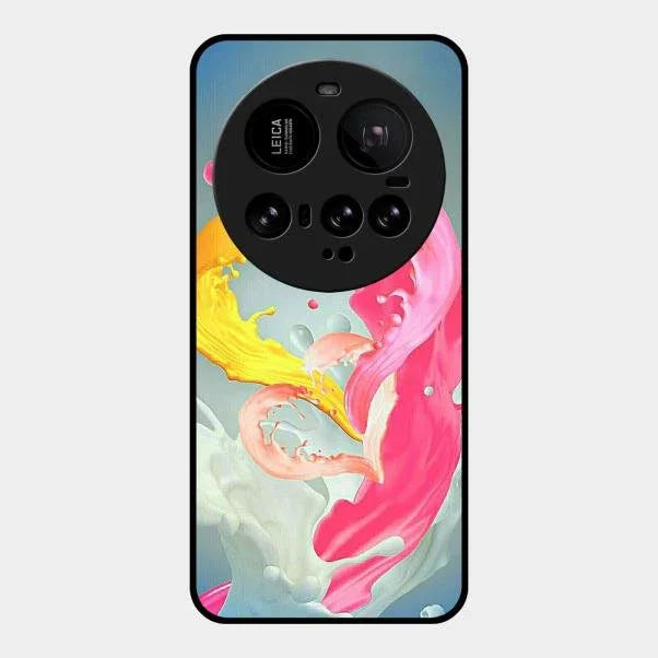 Vibrant Color Splash Heart Aesthetic Phone Case For Redmi