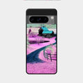 Village Scenery Glossy Metal Case Cover For Google Pixel 8 Pro 5G