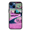 Village Scenery Glossy Metal Case Cover For iPhone 13 mini