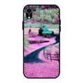Village Scenery Glossy Metal Case Cover For iPhone XR