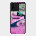 Village Scenery Glossy Metal Case Cover For Iqoo Z9 5G