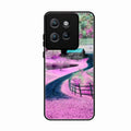 Village Scenery Glossy Metal Case Cover For Motorola Edge 50 Neo
