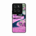 Village Scenery Glossy Metal Case Cover For Motorola Edge 60 Pro 5G