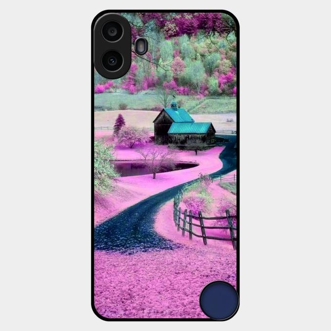 Village Scenery Glossy Metal Case Cover For Nothing Cmf Phone 1