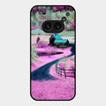 Village Scenery Glossy Metal Case Cover For Nothing Phone 2A 5G