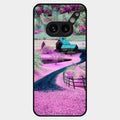 Village Scenery Glossy Metal Case Cover For Nothing Phone 2A Plus