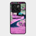 Village Scenery Glossy Metal Case Cover For Oneplus 10T 5G