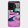 Village Scenery Glossy Metal Case Cover For Oneplus 11 5G