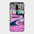 Village Scenery Glossy Metal Case Cover For Oneplus 7