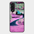 Village Scenery Glossy Metal Case Cover For Oneplus Nord 5 5G