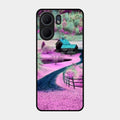 Village Scenery Glossy Metal Case Cover For Oppo A5X 5G