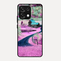 Village Scenery Glossy Metal Case Cover For Oppo F31 5G