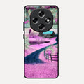 Village Scenery Glossy Metal Case Cover For Oppo F31 Pro 5G