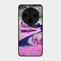 Village Scenery Glossy Metal Case Cover For Oppo Find X8 Pro 5G