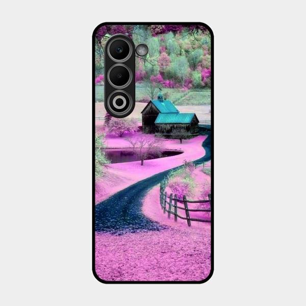 Village Scenery Glossy Metal Case Cover For Oppo K13X 5G