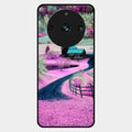 Village Scenery Glossy Metal Case Cover For Realme 11 Pro 5G