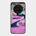 Village Scenery Glossy Metal Case Cover For Realme 12 Plus 5G