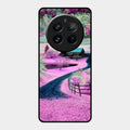 Village Scenery Glossy Metal Case Cover For Realme 12 Pro Plus 5G