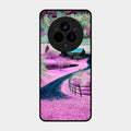 Village Scenery Glossy Metal Case Cover For Realme 14 Pro Plus 5G