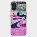 Village Scenery Glossy Metal Case Cover For Realme 7 Pro