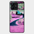 Village Scenery Glossy Metal Case Cover For Realme C53