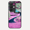 Village Scenery Glossy Metal Case Cover For Realme C85 5G