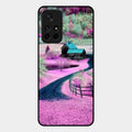 Village Scenery Glossy Metal Case Cover For Redmi Note 11T 5G