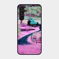 Village Scenery Glossy Metal Case Cover For Samsung Galaxy A16 5G