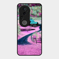 Village Scenery Glossy Metal Case Cover For Vivo T4 Ultra 5G