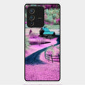 Village Scenery Glossy Metal Case Cover For Vivo V23 Pro 5G