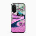 Village Scenery Glossy Metal Case Cover For Vivo V60e 5G