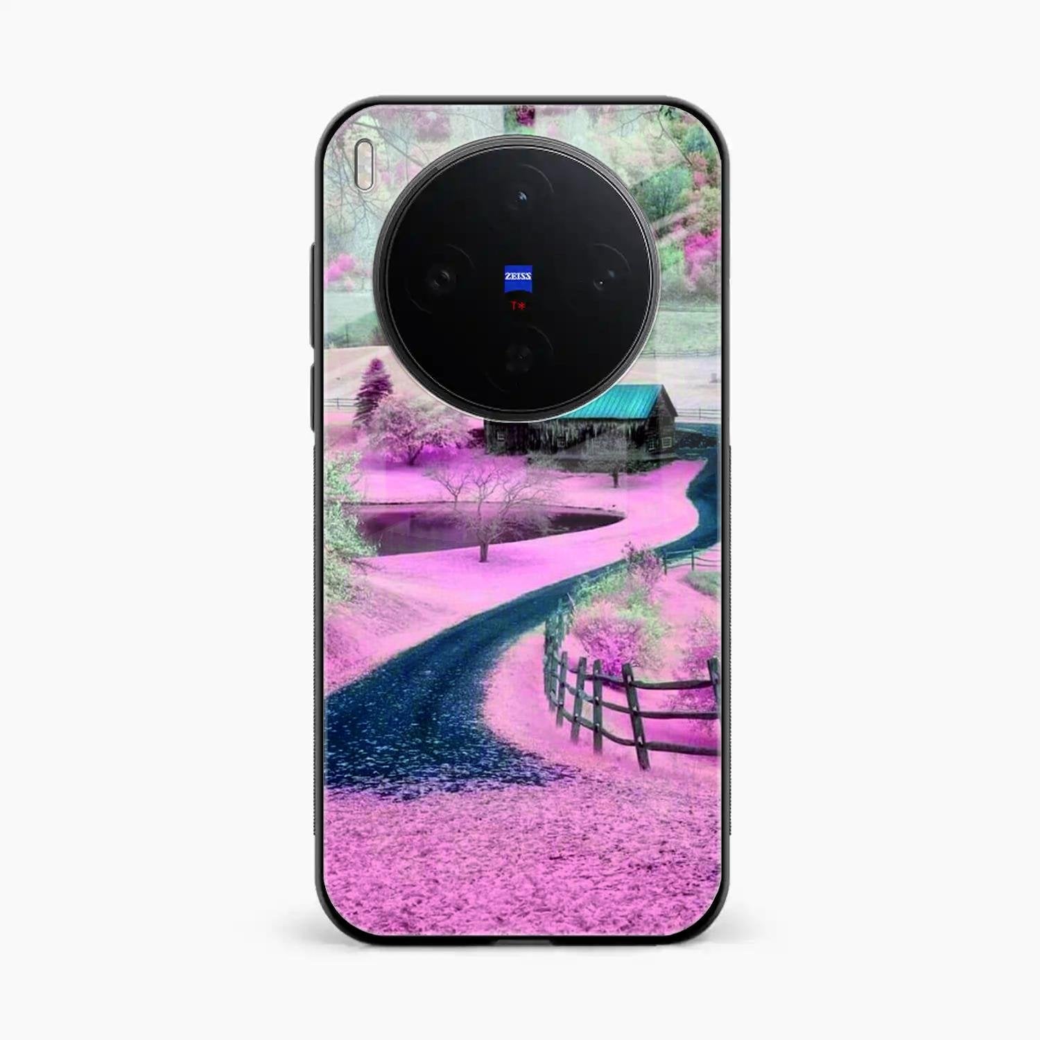 Village Scenery Glossy Metal Case Cover For Vivo X300 5G