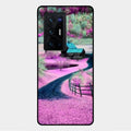 Village Scenery Glossy Metal Case Cover For Vivo X70 Pro Plus 5G