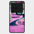 Village Scenery Glossy Metal Case Cover For Vivo X80 Pro 5G