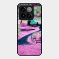 Village Scenery Glossy Metal Case Cover For Xiaomi 14 5G