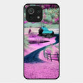 Village Scenery Glossy Metal Case Cover For Xiaomi Mi 11 Lite