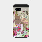 Vintage Vibes Glass Case Cover For Google Pixel 8A 5G
