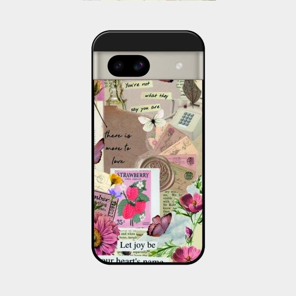 Vintage Vibes Glass Case Cover For Google Pixel 8A 5G