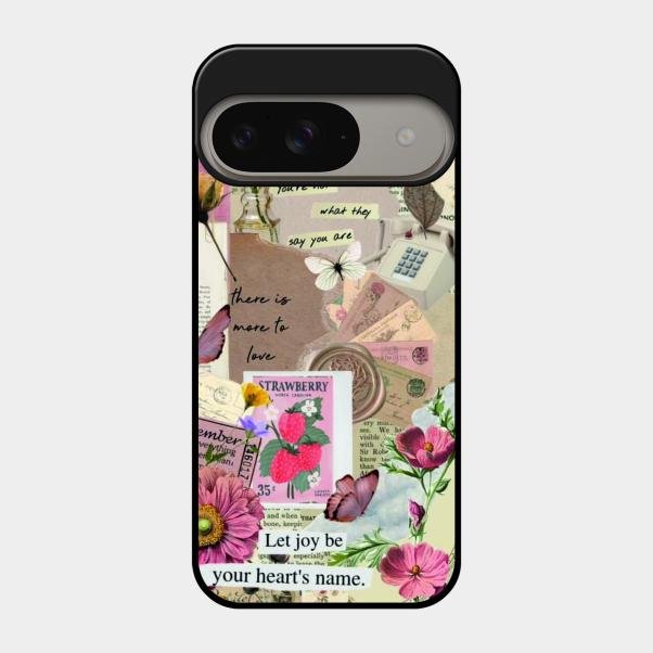 Vintage Vibes Glass Case Cover For Google Pixel 9 5G