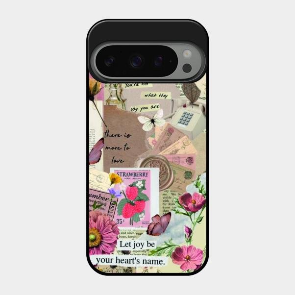 Vintage Vibes Glass Case Cover For Google Pixel 9 Pro 5G