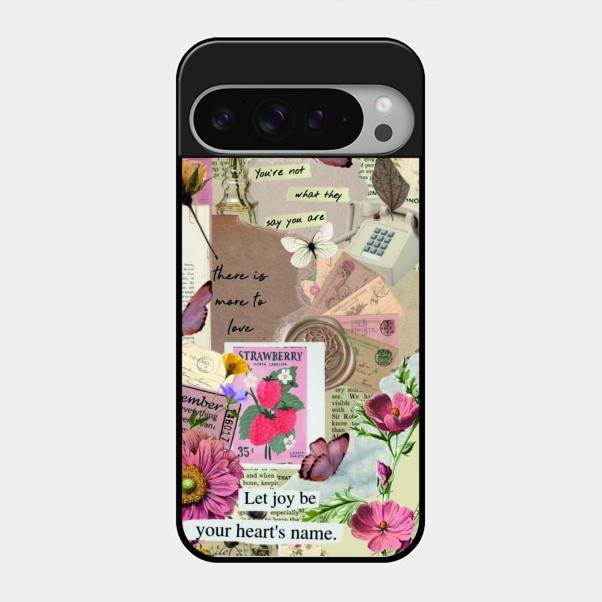 Vintage Vibes Glass Case Cover For Google Pixel 9 Pro Xl