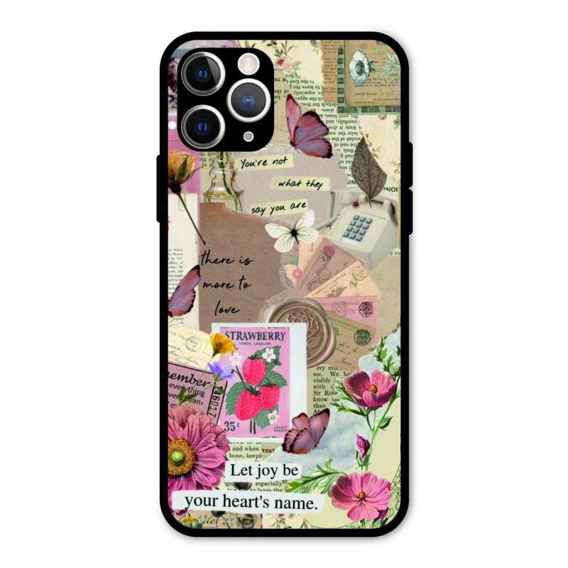 Vintage Vibes Glass Case Cover For iPhone 11 Pro