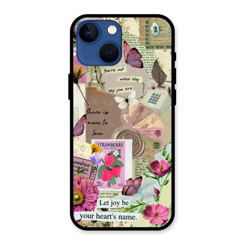 Vintage Vibes Glass Case Cover For iPhone 13 mini