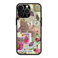 Vintage Vibes Glass Case Cover For iPhone 13 Pro