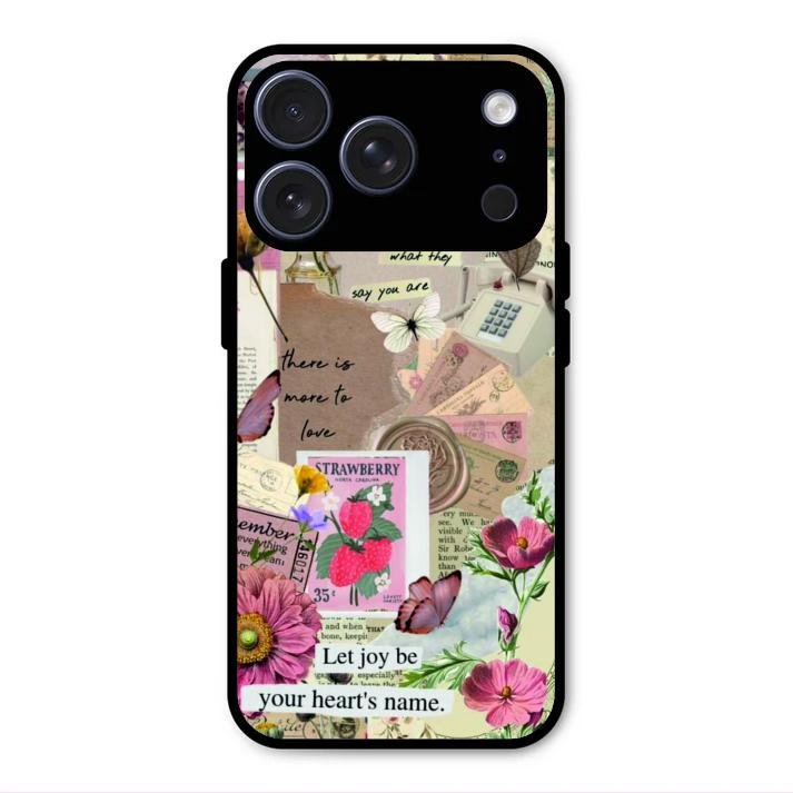 Vintage Vibes Glass Case Cover For iPhone 17 Pro