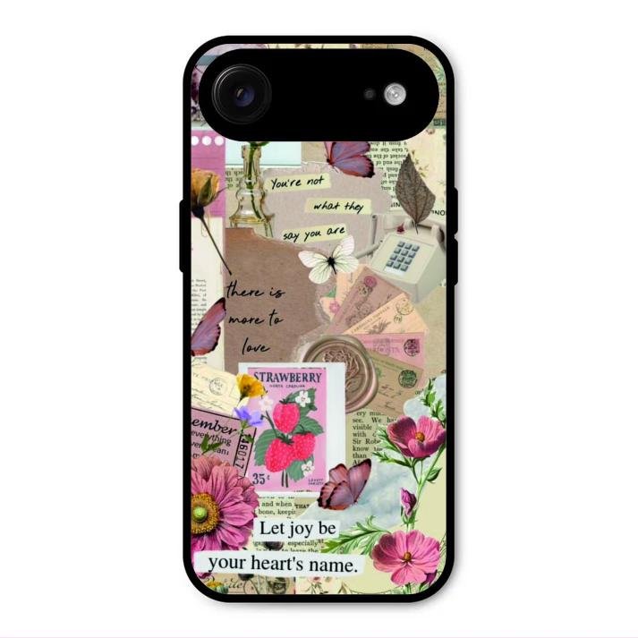 Vintage Vibes Glass Case Cover For iPhone Air